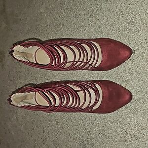 Burgandy Heels